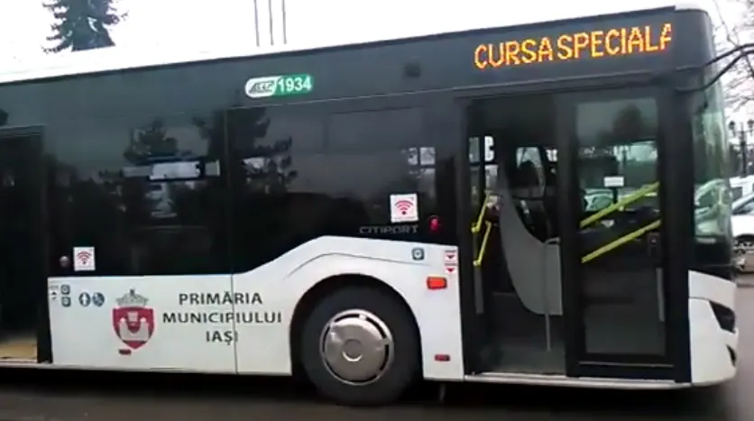 Wi-Fi gratuit în mijloacele de transport în comun din Iași