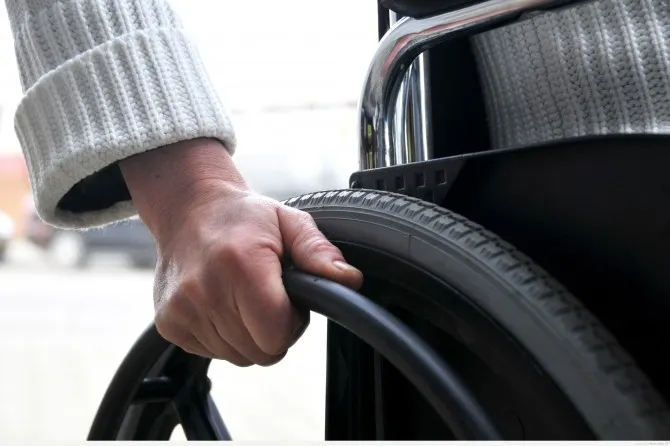 Protest al persoanelor cu dizabilități din Iași