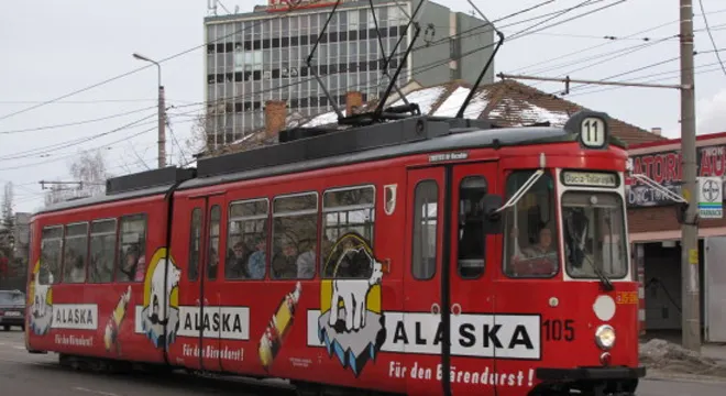 Autobuze pe traseul tramvaielor de pe ruta 11, după ora 22.00