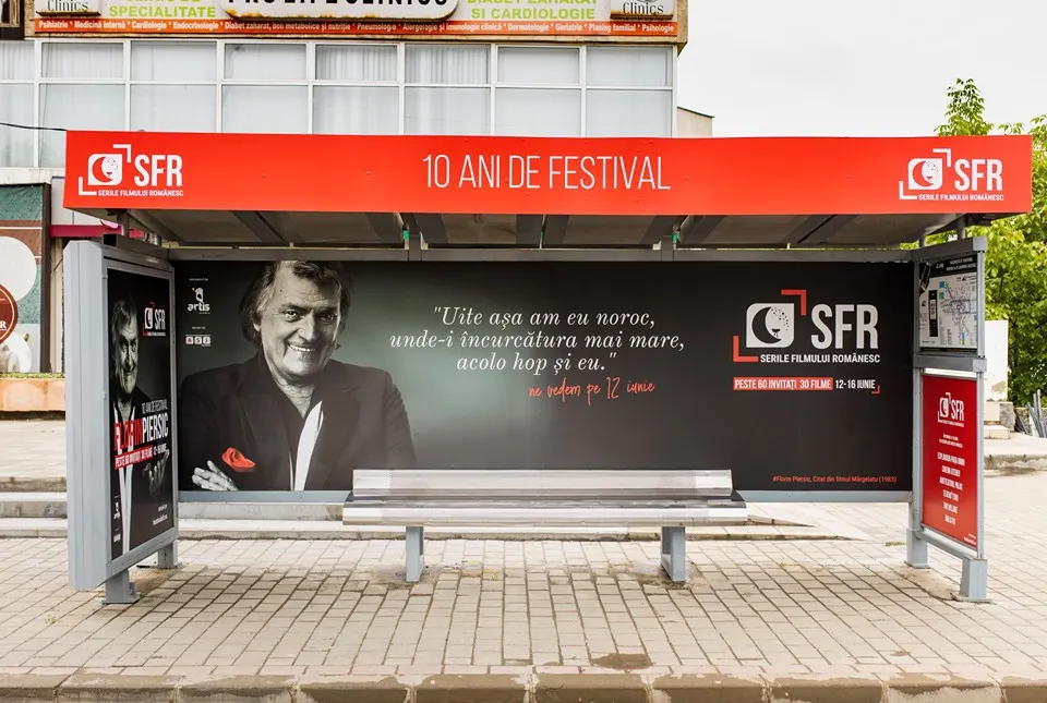 Stație de autobuz dedicată actorului Florin Piersic - FOTO