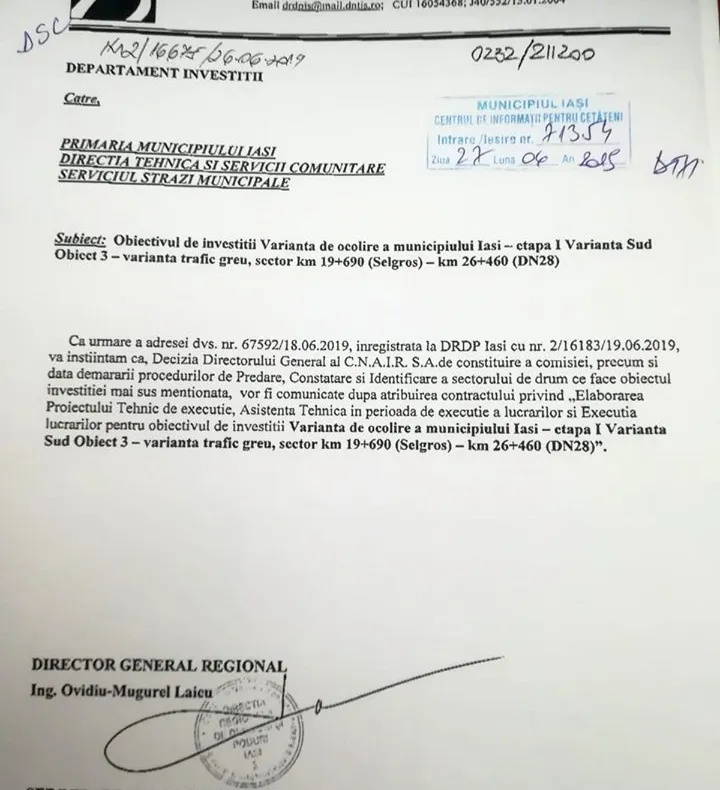 Scandal privind preluarea în administrare a drumurilor pentru șoseaua de centură