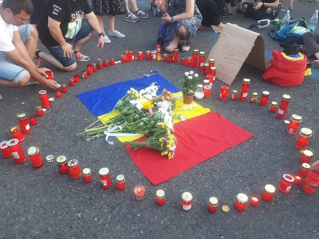 Proteste la Iaşi în urma tragediei din Caracal