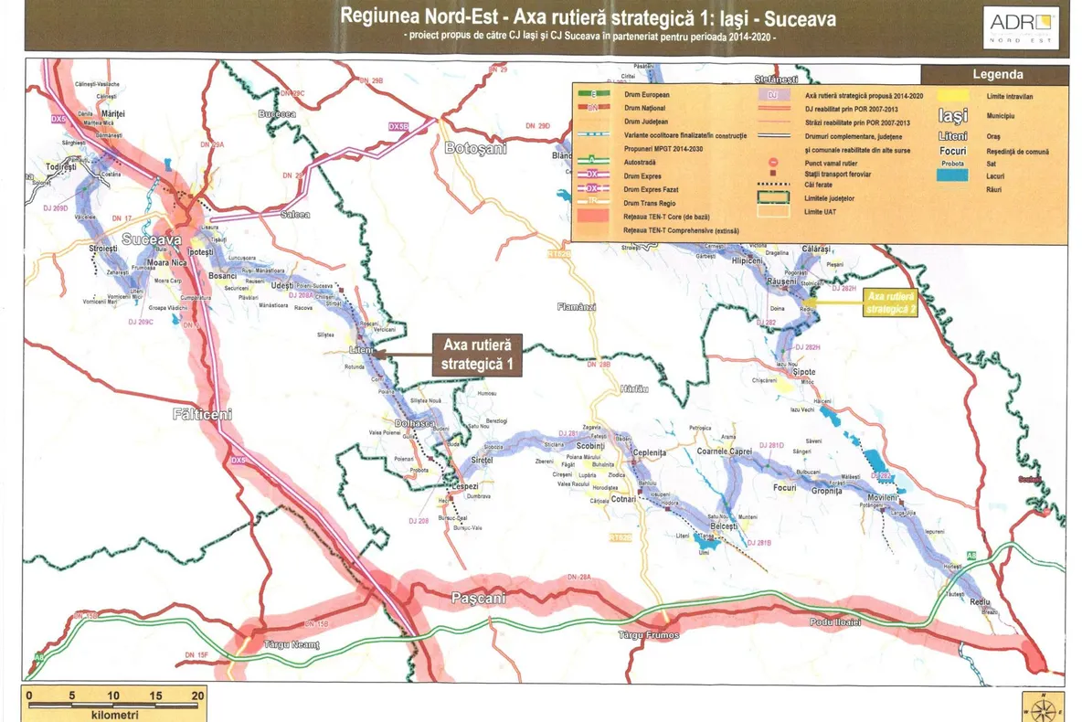 Cinci firme, interesate să reabiliteze drumul Iași – Suceava, de 170 km