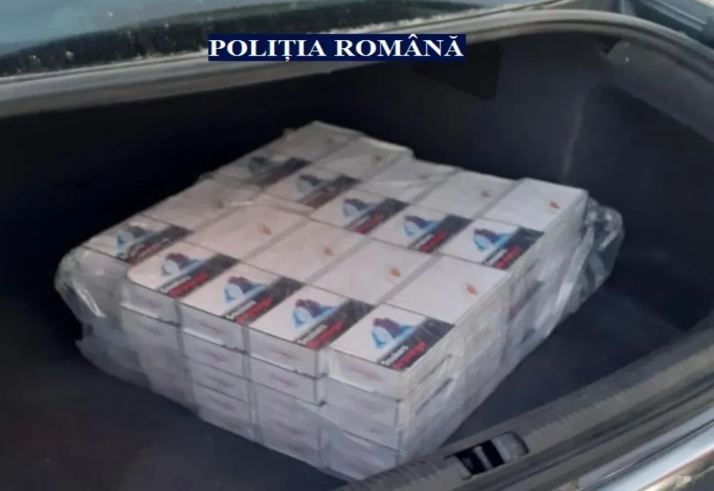 Depistat în trafic cu mașina plină de țigări de contrabandă