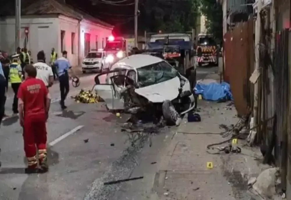 Şoferiţa din Iași care a ucis 4 muncitori avea 148 km/h la intrarea în curbă. Cât băuse înainte de accident