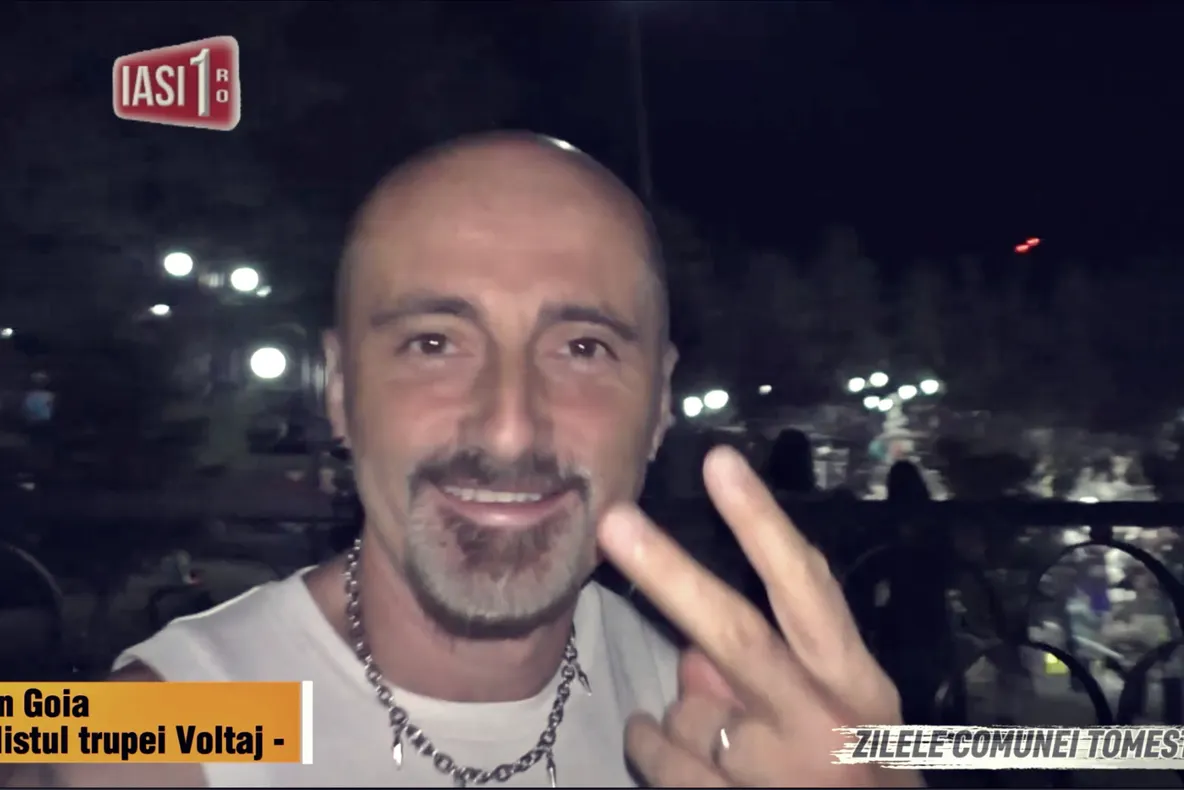 VIDEO - REGINA MARIA , IULIU MANIU SI TRUPA VOLTAJ LA ZILELE COMUNEI TOMESTI
