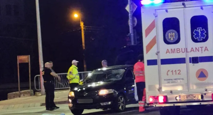 Tragedie în Iași, în toiul nopții. Un biciclist a fost spulberat de o mașină