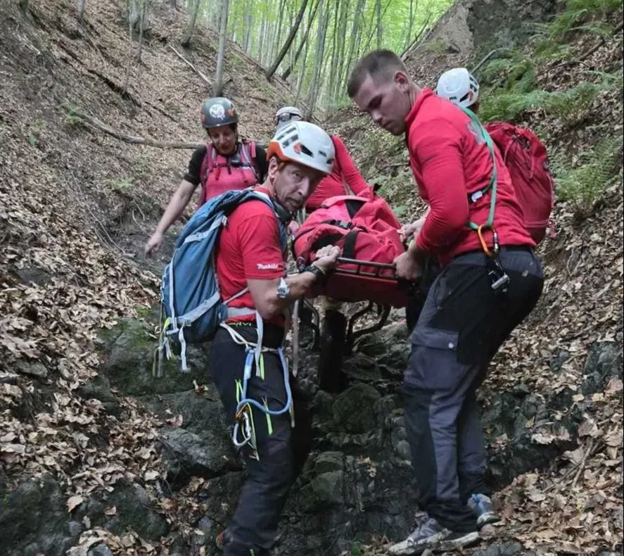 Intervenție Salvamont pentru o înțepătură de viespe: o femeie a avut probleme de respirație pe munte