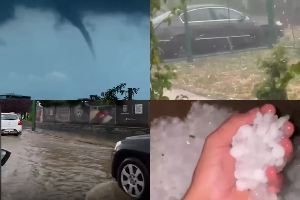 România, lovită de furtuni și vijelii cu grindină. Pagube majore în mai multe județe-VIDEO