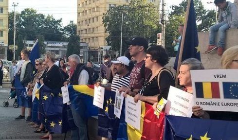 Noi proteste în Piaţa Unirii