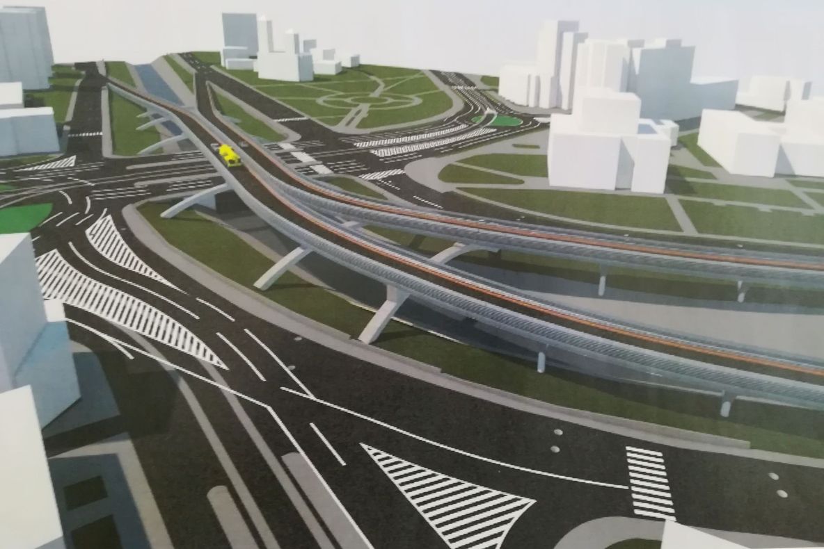 Soluție supraterană pentru traversarea unei importante intersecții din Iași