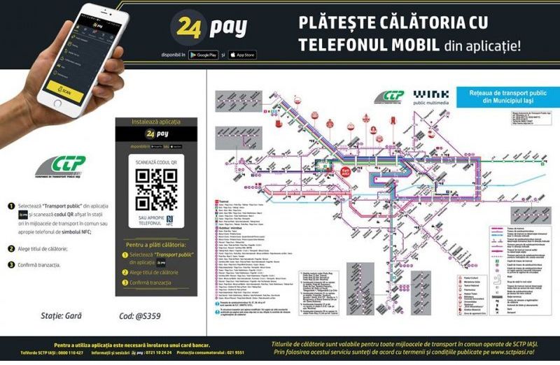 Bilete de tramvai sau autobuz, cumpărate cu telefonul