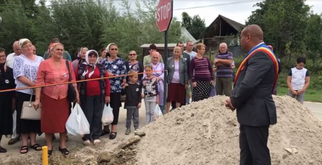 Aducțiune cu gaz, sfințită într-o comună ieșeană