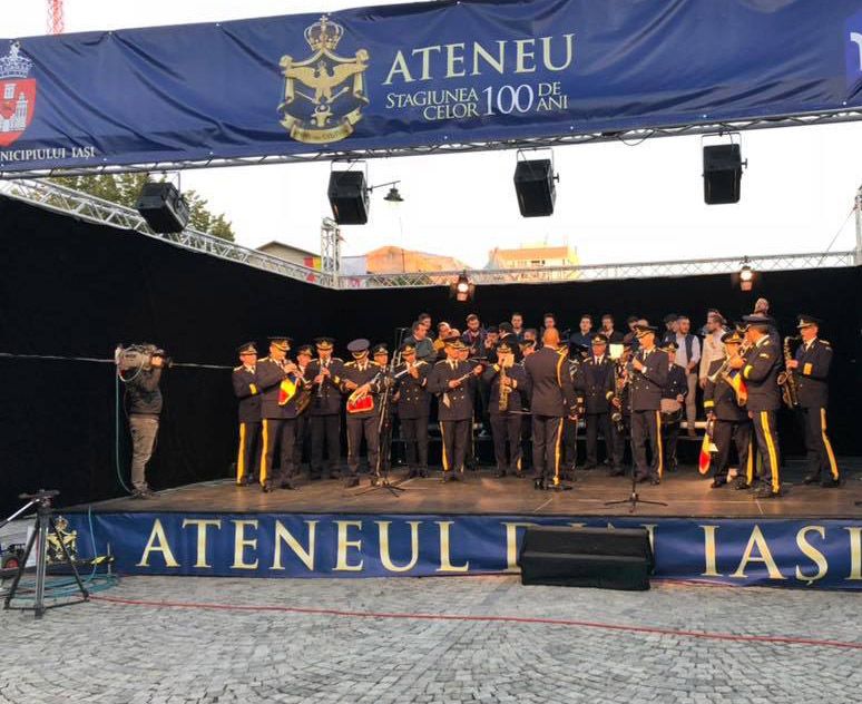 Deschiderea stagiunii la Ateneul Iași, pe Pietonal