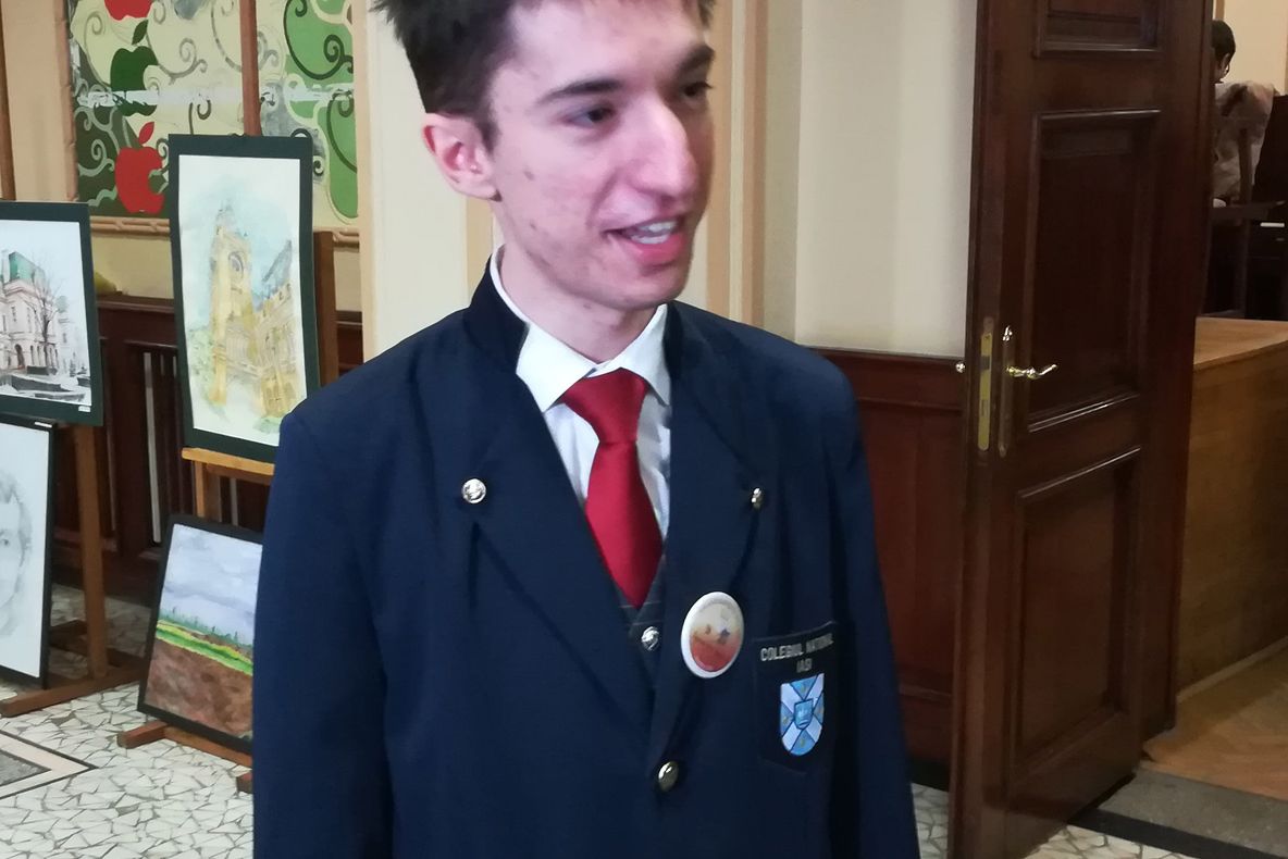 Andrei Sandu, elevul anului 2018 în Iași