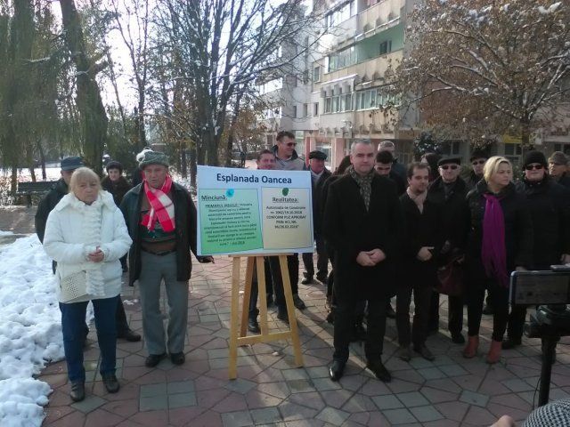 Protest al ieşenilor pentru salvarea esplanadei Oancea
