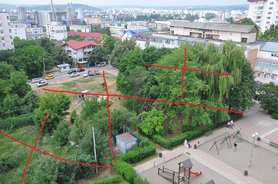 Ieșenii, chemați să protesteze pentru zona verde de pe Esplanada Oancea