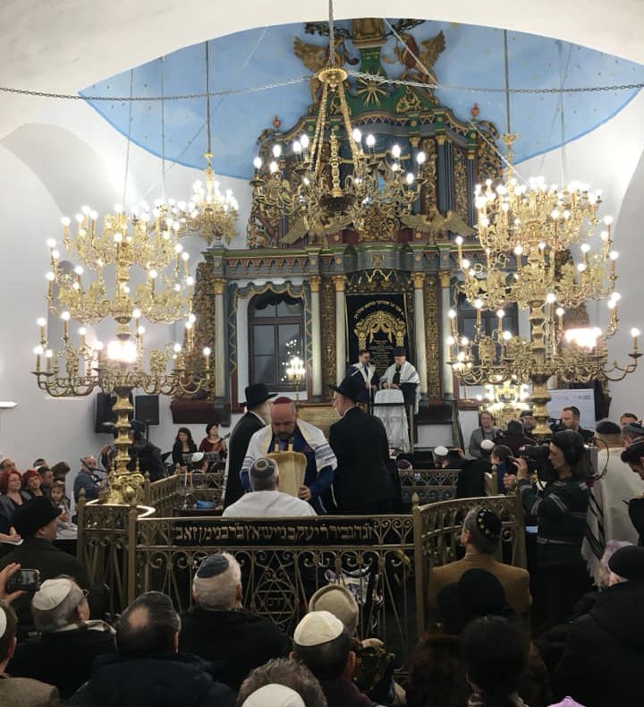Reinaugurare a Sinagogii Mari din Iași