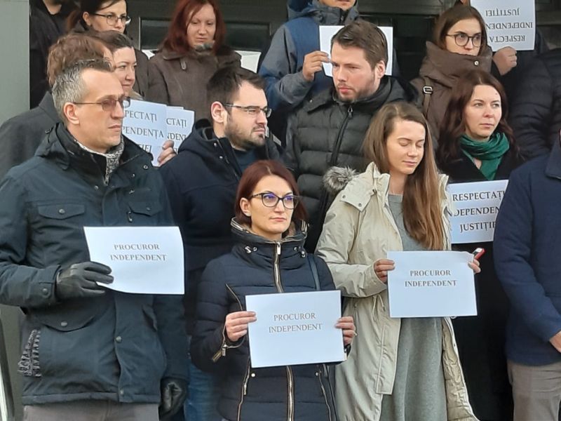Protest pentru modernizarea drumului spre Dancu