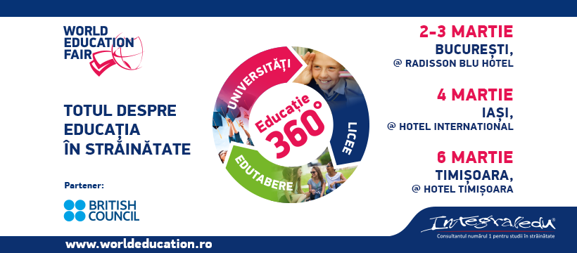 Târg educațional internațional, la Iași
