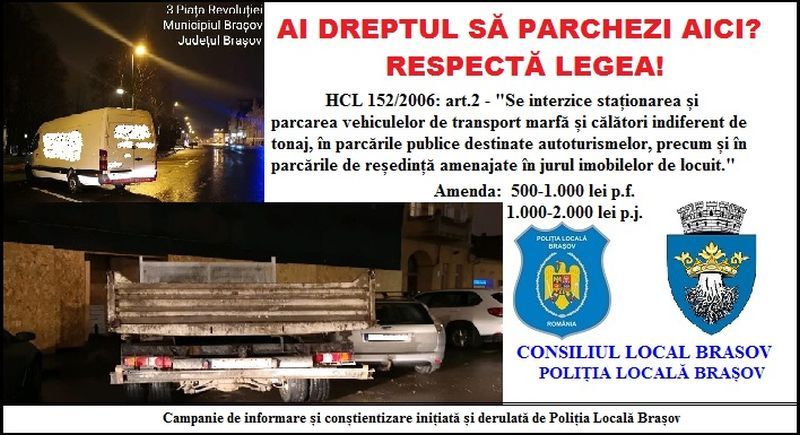 Noi locuri de parcare scoase la licitație