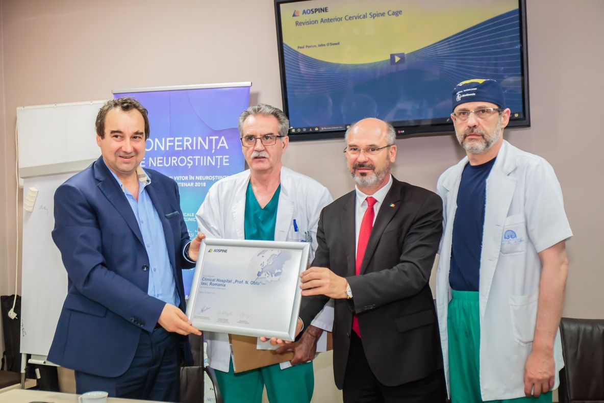 Spitalul de Neurochirurgie, centru internațional de pregătire