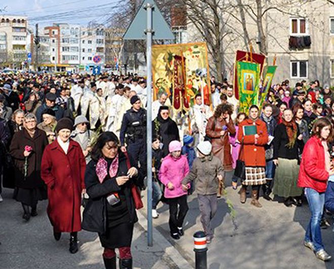 Pelerinajul de Florii, la Iași