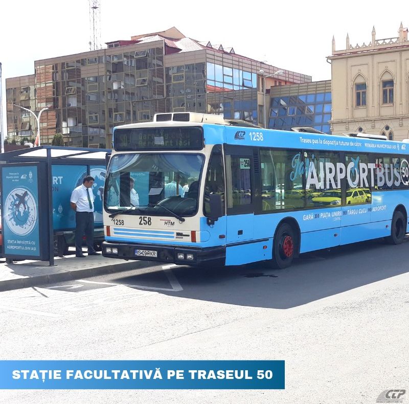 O nouă staţie pentru călătorii care merg spre Aeroportul Iaşi