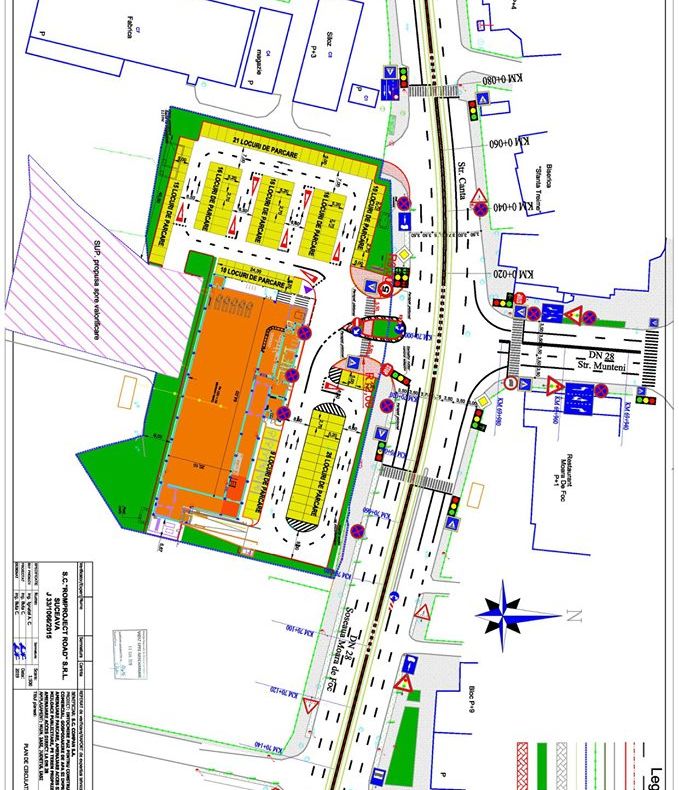 FOTO: Autorităţile neagă că ar crea un nou sens giratoriu în zona Moara de Foc
