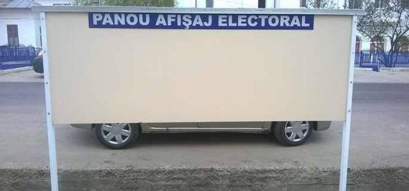 S-au stabilit locurile speciale pentru afişaj electoral