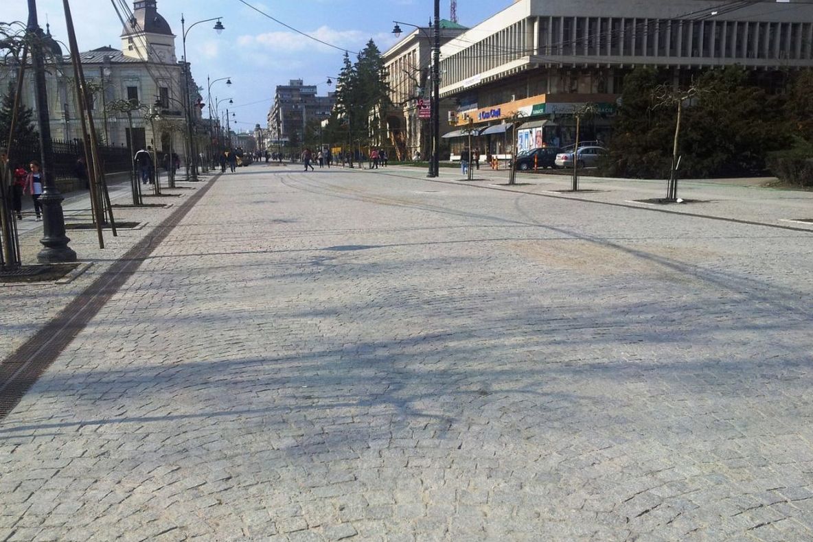 Pietonalul Ştefan cel Mare se extinde din acest weekend