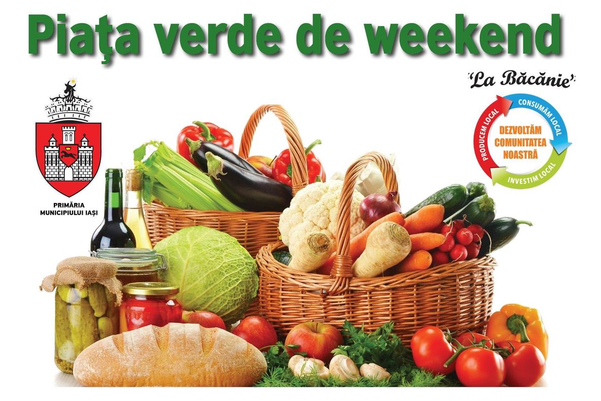 O nouă ediție a evenimentului „Piața verde de weekend”, pe bulevardul Ștefan cel Mare