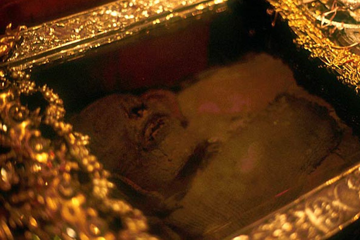 Moaștele Sfântului Ierarh Spiridon, la Iași