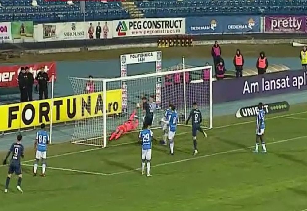 O nouă umilință pentru Politehnica Iași! Echipa lui Rednic rămâne pe loc de baraj