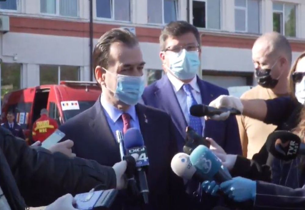 Ludovic Orban: „Vom da o Hotărâre de Guvern pentru alocarea unei sume importante pentru ajutorarea Republicii Moldova în lupta cu COVID-19“