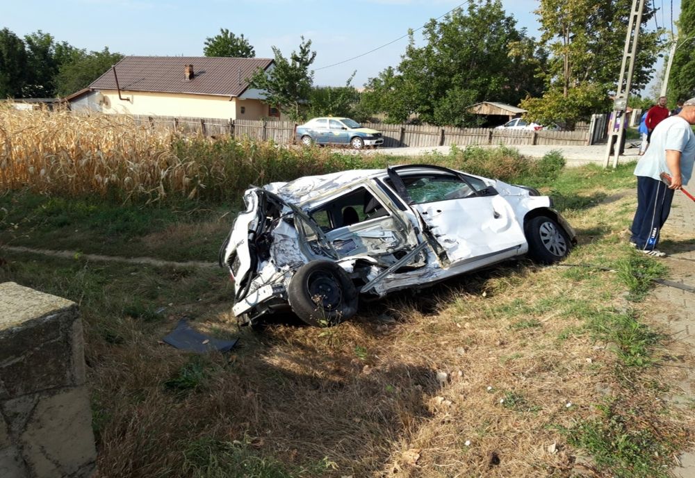Accident pe E 85 cu cinci victime dintre care una inconștientă (FOTO)