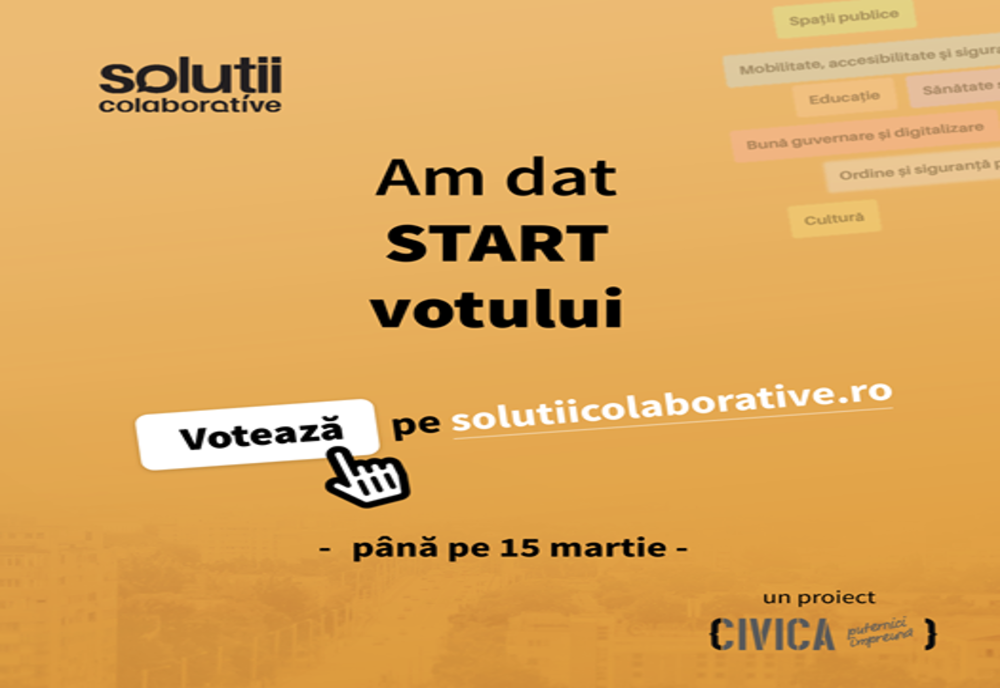 START VOT! Prioritizează rezolvarea problemelor semnalate de ieșeni