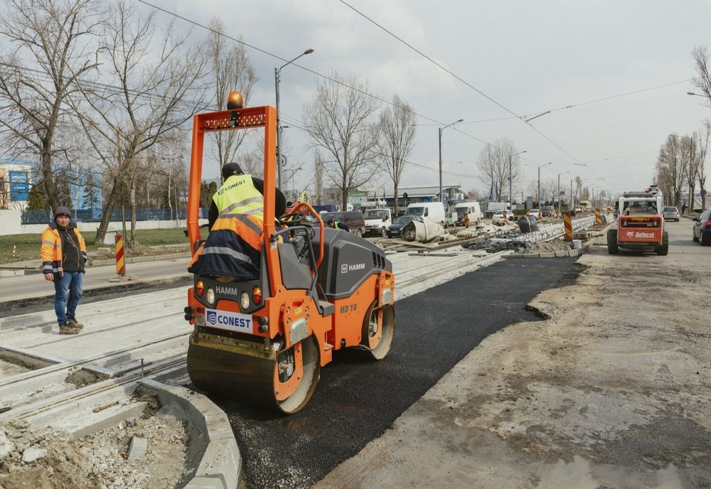 Lucrările de modernizare a liniilor de tramvai din Iași, în grafic 