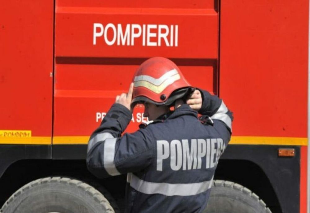 Un bărbat s-a ales cu arsuri la nivelul capului in urma unui incendiu 