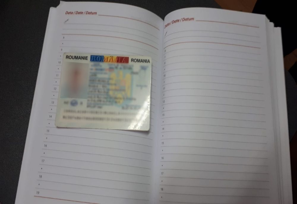Ce au descoperit polițiștii de frontieră într-o agendă