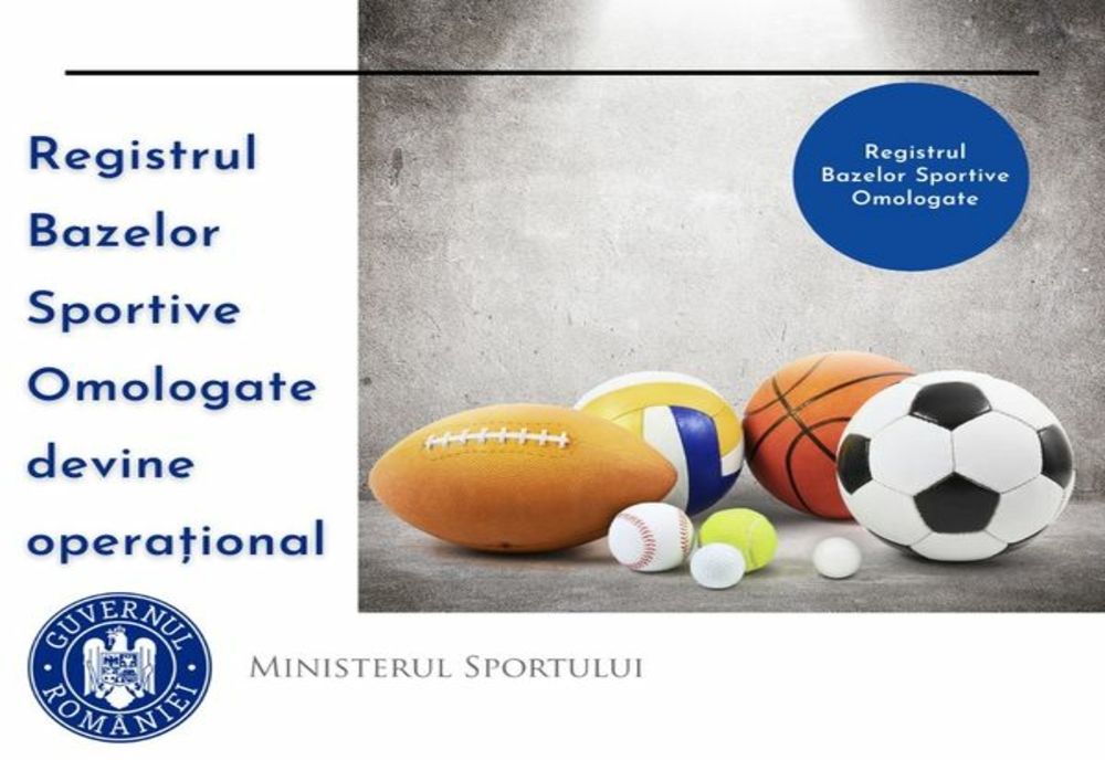 Bazele sportive vor fi omologate ;i vor avea un registru al lor
