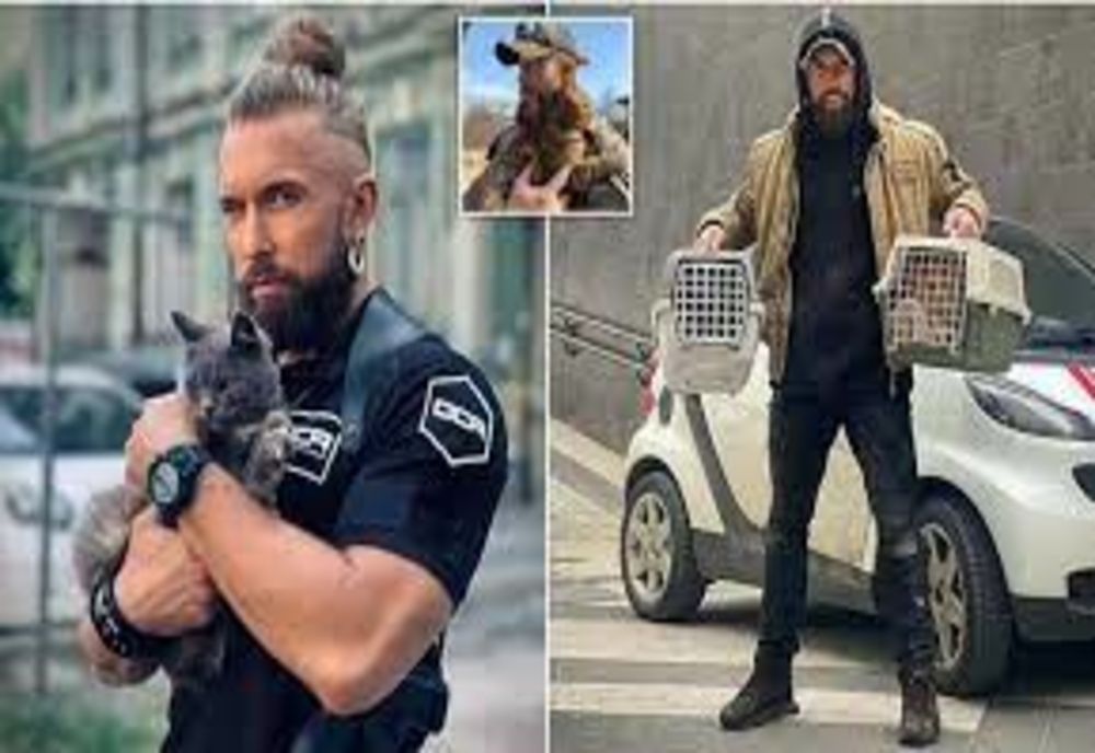 Actor ucrainean, erou pentru pisicile abandonate din cauza bombardamentelor