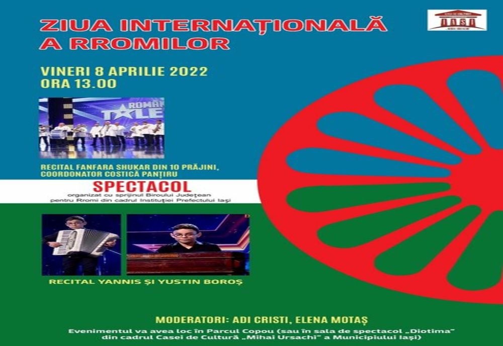 Spectacol maraton la Iași dedicat Zilei Internaţionale a Romilor