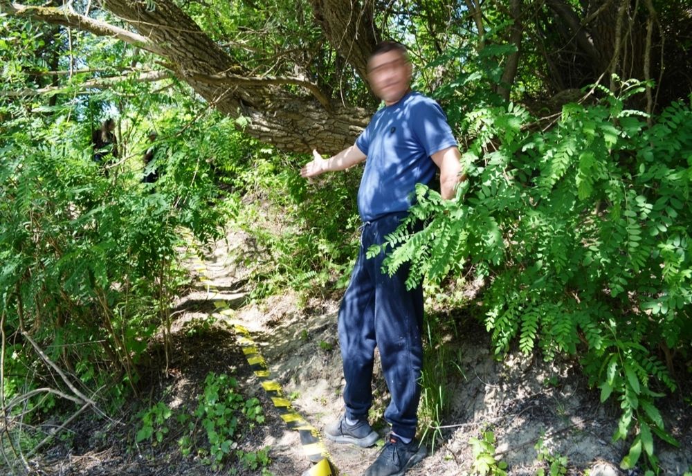 Bărbat  depistat în tentativă de trecere ilegală a frontierei de stat