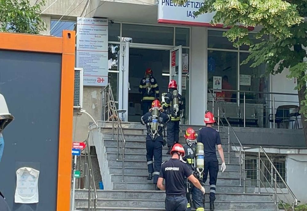 Exercițiu tactic la Spitalul Clinic de Pneumoftiziologie din Iași