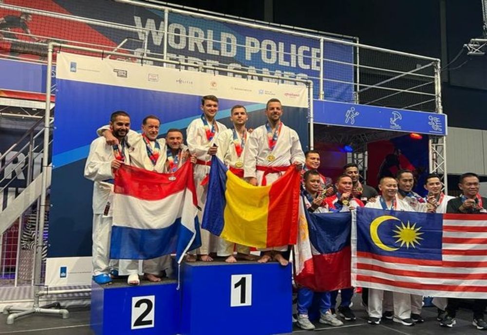 Luptătorul SAS Iași se întoarce acasă cu o medalie de aur și două de bronz de la Jocurile Mondiale ale Polițiștilor și Pompierilor