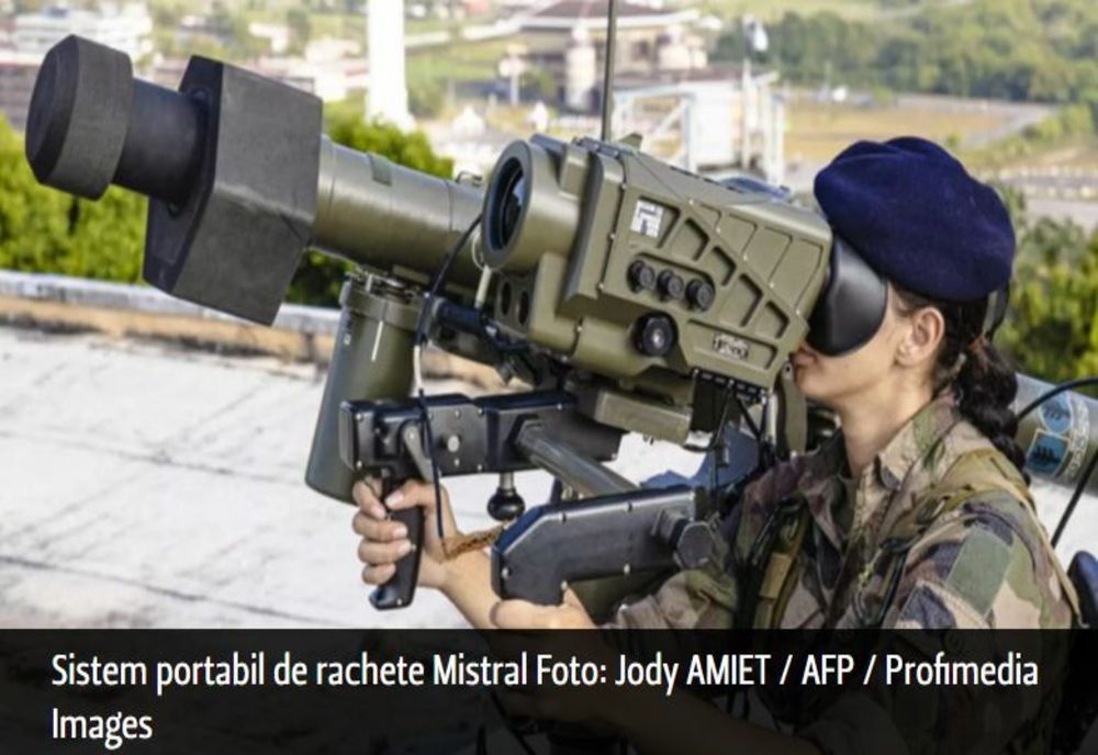 Armata Română cumpără rachete antiaeriene portabile, similare cu cele folosite în războiul din Ucraina