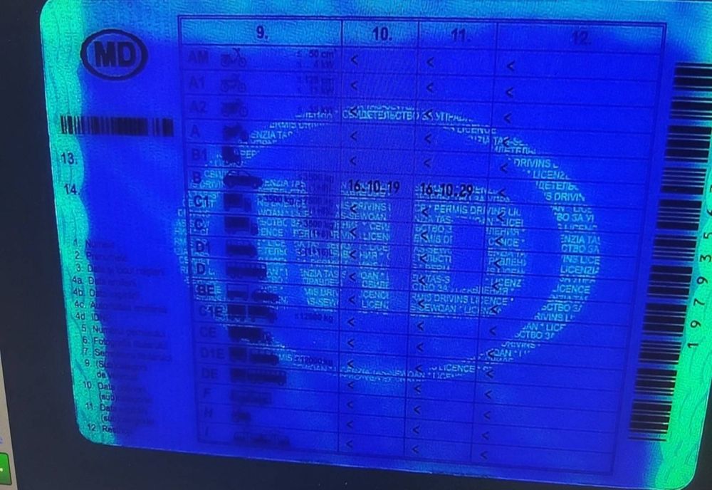 Permis de conducere fals cumpărat cu 700 de euro