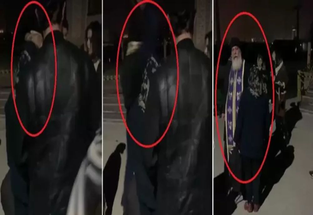 Preotul Calistrat, de la Mănăstirea Vlădiceni, filmat când lovește o femeie. Victima se prăbușește la pământ. Reacția BOR - VIDEO