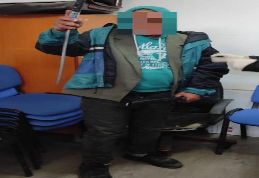 ” Samurai” pe o stradă din Iași